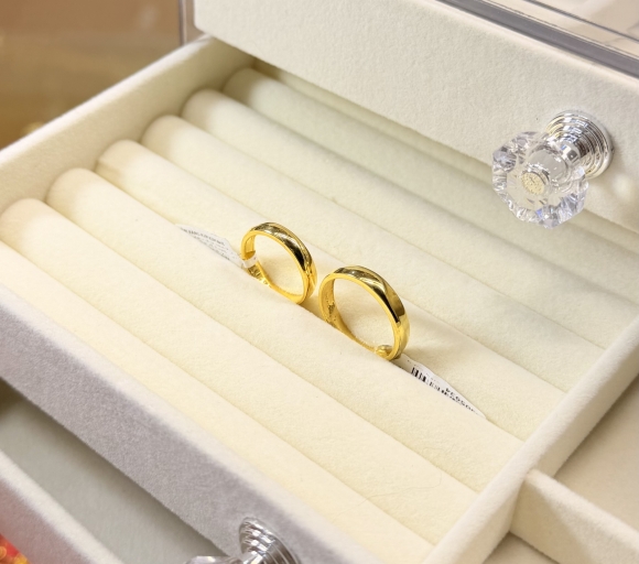 Nhẫn Đôi Lượn Sóng 