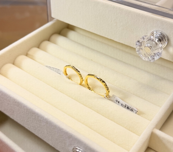 Nhẫn Đôi Móc Máy Lục Giác 