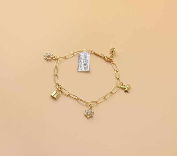 Lắc Phối 5 Charm Chìa Khoá