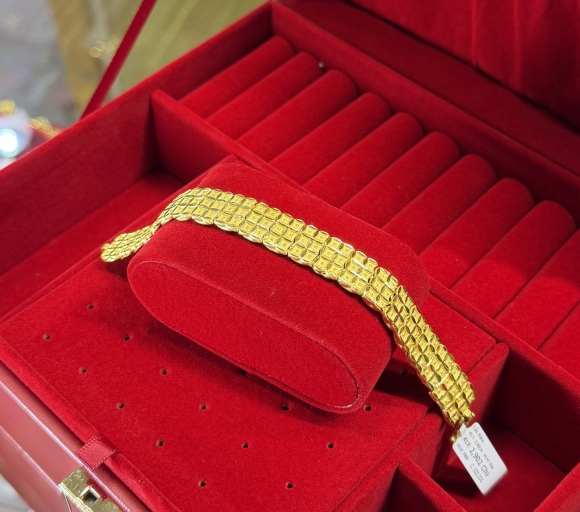 Lắc Kim Tiền 3 Hàng 