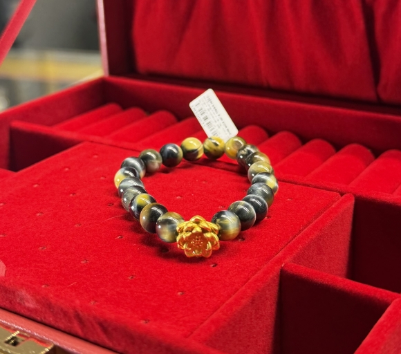 Vòng Chuỗi Phối Charm Hoa Sen 