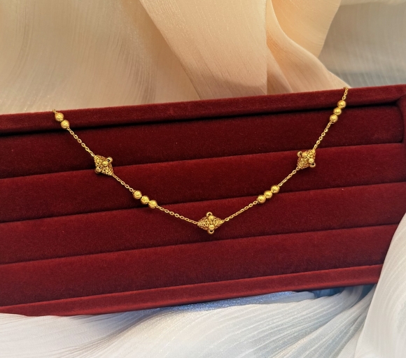 Dây chuyền kiểu bi móc máy 