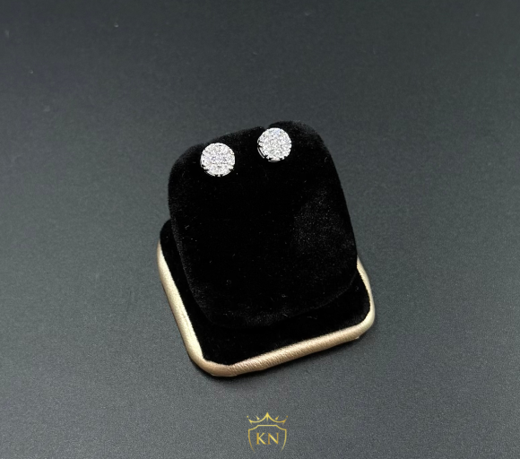 Bông tai tròn tấm 