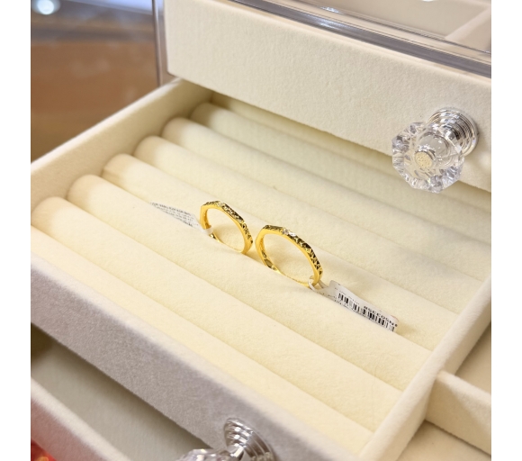 Nhẫn Đôi Móc Máy Lục Giác 