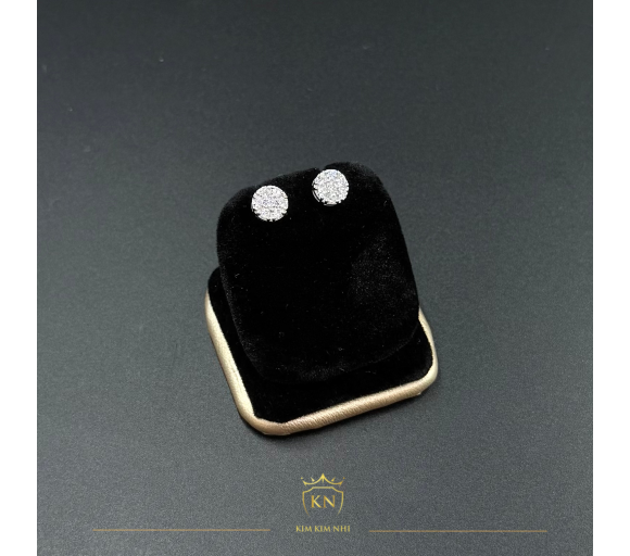 Bông tai tròn tấm 