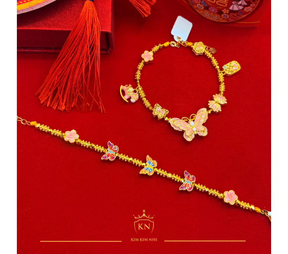 Lắc hồ điệp mini 